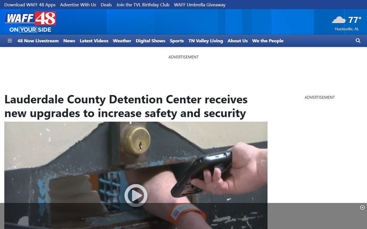 Lauderdale County Detention Center safety and security upgrades news record